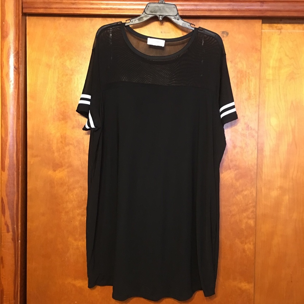 Black Mesh Dress
